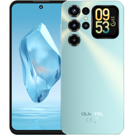 Telefon Oukitel C68 Plus, 4G, Octa-Core, Dual Display 7.2" 120Hz + 1.81" IPS, 16GB RAM 128GB, NFC, 6000mAh, Android 15, Blue [1]