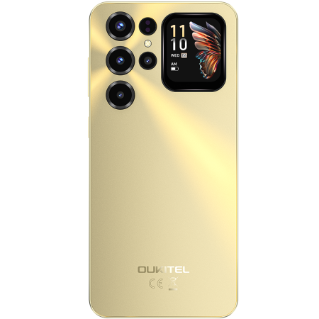 Telefon Oukitel C68 Plus, 4G, Octa-Core, Dual Display 7.2" 120Hz + 1.81" IPS, 16GB RAM 128GB, NFC, 6000mAh, Android 15, Gold [9]