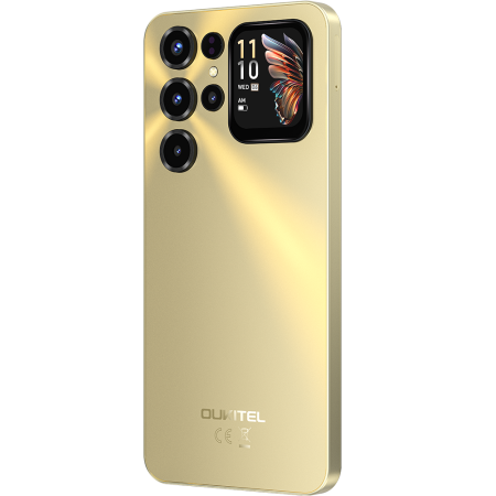 Telefon Oukitel C68 Plus, 4G, Octa-Core, Dual Display 7.2" 120Hz + 1.81" IPS, 16GB RAM 128GB, NFC, 6000mAh, Android 15, Gold [7]