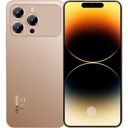 Oukitel - Telefon Oukitel P1 Pro 4G 6.7" AMOLED 120Hz 8GB RAM 512GB NFC 5150mAh Android 15 Gold