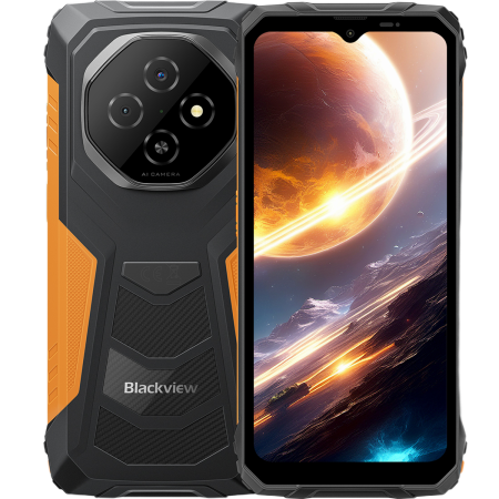 Blackview - Telefon rugged Blackview FORT 1 4G Dual SIM 6.56" 90Hz HD+ 4GB RAM 128GB NFC 10000mAh Android 15 Orange
