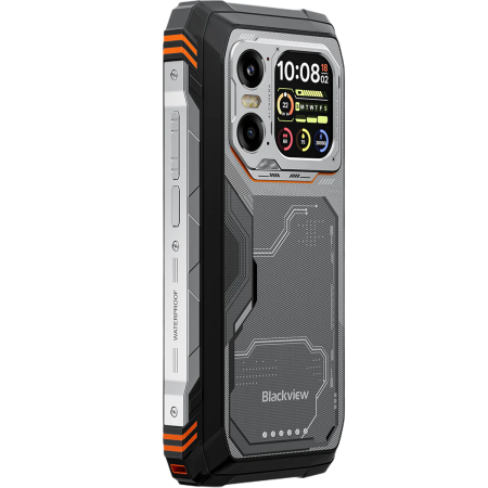 Telefon rugged Blackview Xplore 1 5G Dual SIM 16GB RAM 512GB Dual Display 6.78" 2K 120Hz + 2-inch NFC 20000mAh Android 15 Orange [6]