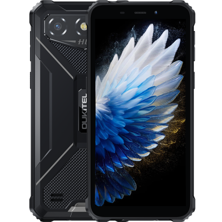 Oukitel - Telefon rugged Oukitel G3, 4G, 6.0" HD+ IPS, Quad-Core, 16GB RAM + 64GB, Radio FM, 6300mAh, Android 14, Black