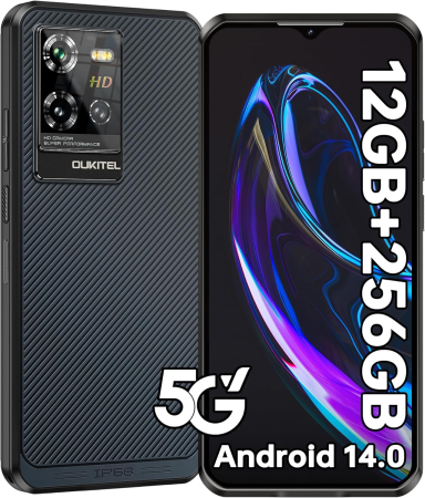 Oukitel - Telefon rugged Oukitel WP50 5G Dual SIM 256GB NFC Android 14 Blue