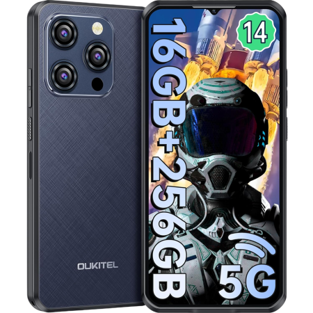Telefon rugged Oukitel WP52 5G 6.6" IPS 256GB NFC 6500mAh Android 14 Blue [5]