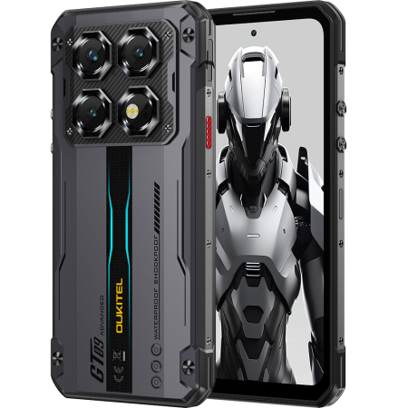 Oukitel - Telefon rugged Oukitel WP60, 5G, 7.2" IPS 120Hz, Octa-Core Dimensity 7025, 16GB RAM + 512GB, NFC, 10000mAh, Android 15, Black