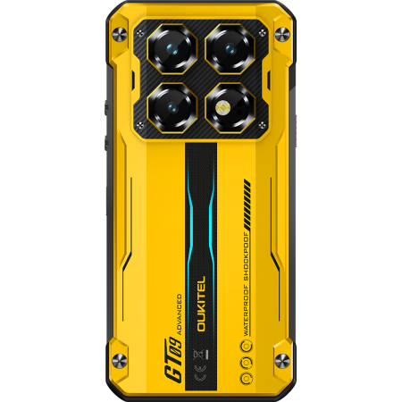 Telefon rugged Oukitel WP60, 5G, 7.2" IPS 120Hz, Octa-Core Dimensity 7025, 16GB RAM + 512GB, NFC, 10000mAh, Android 15, Yellow [13]