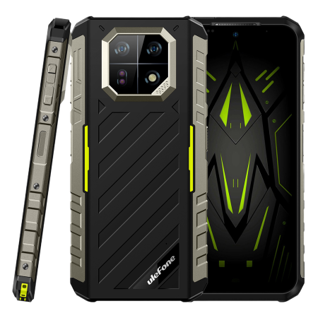 Telefon Ulefone Armor 22 4G Dual SIM 6.58-inch 120Hz 8-Core Helio G98 8GB RAM + 256GB NFC IP68/IP69K Android 13 Green [22]