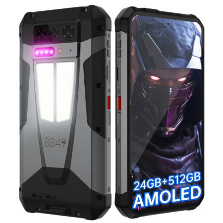 Telefon Unihertz 8849 Tank 4 DLP Projector 5G 6.78-inch 120Hz AMOLED Dimensity 7300 12GB RAM / 512GB NFC 11600mAh IP68/IP69K Android 15 [2]