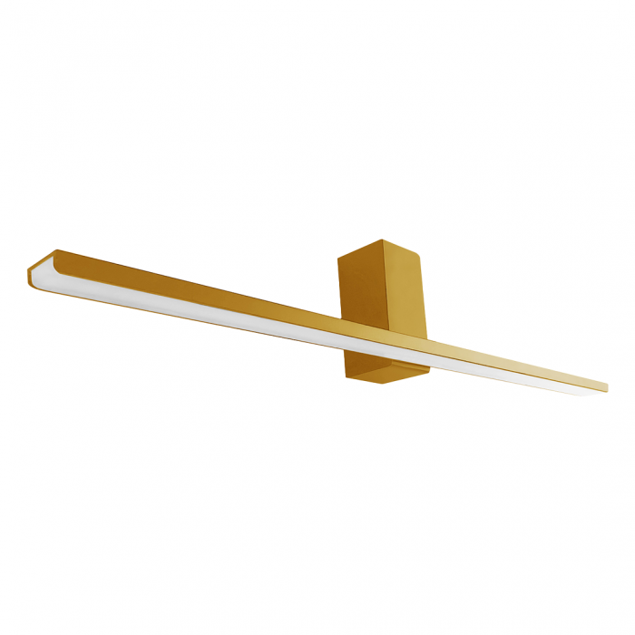Aplica baie ARTEMIS auriu LED 13,8W lumina neutra 60 cm IP44 [1]