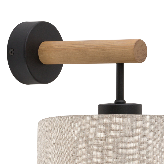 Aplica ECO E27 1 x max 15W LED Pin, Negru 20 cm [3]