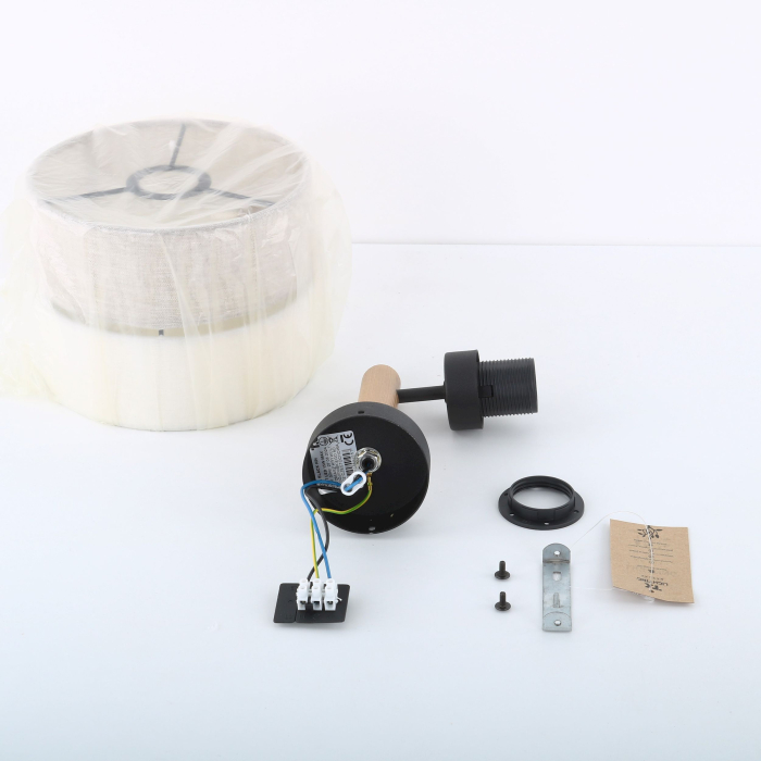 Aplica ECO E27 1 x max 15W LED Pin, Negru 20 cm [5]