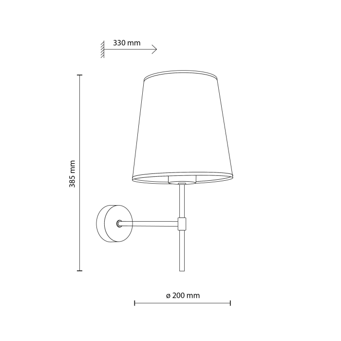 Aplica ELIZABETH E27 max 15W LED  33 cm [7]
