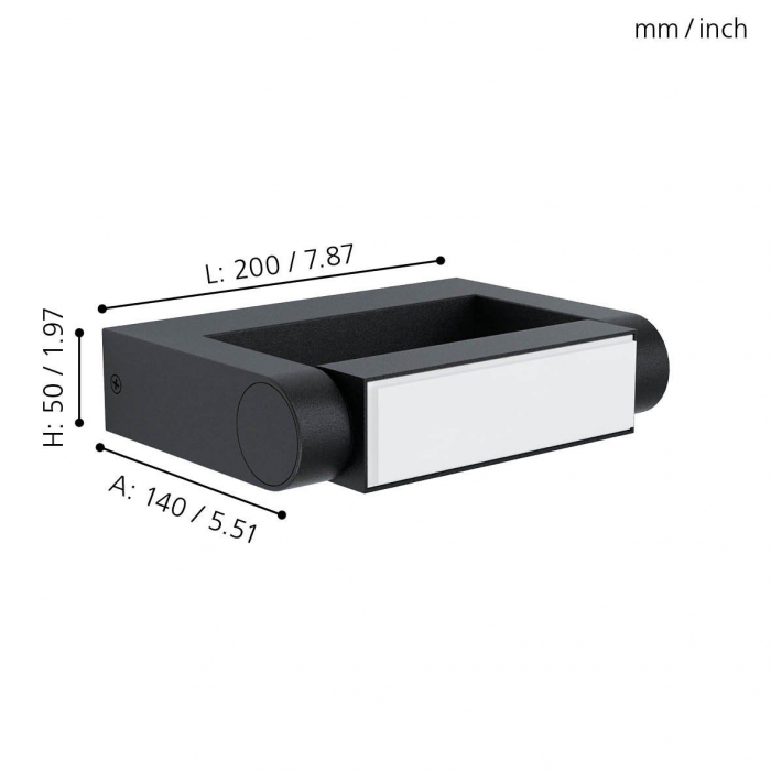 Aplica exterior BRIANZA LED 4.8W lumina calda [10]