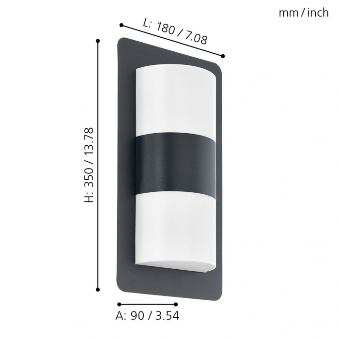 Aplica exterior CISTIERNA E27 2X10W [4]