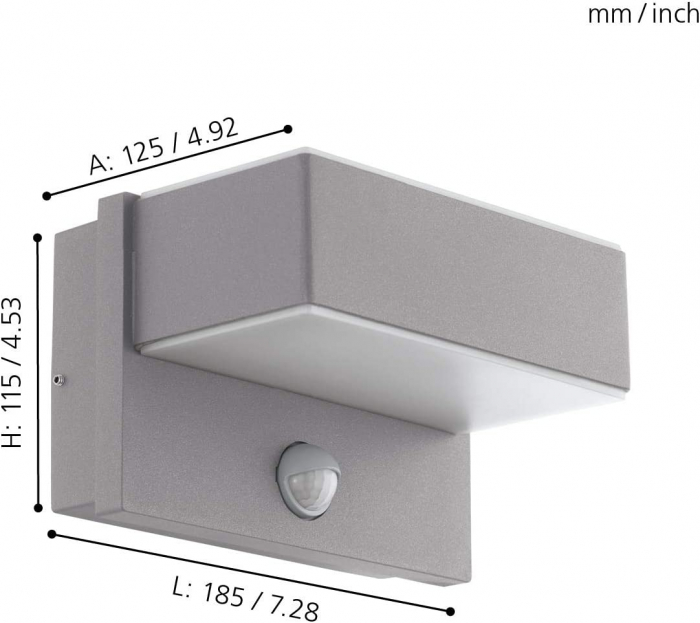 Aplica exterior AZZINANO LED 2X5.6W lumina calda [4]