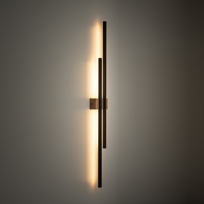 Aplica FLASH  2 x max 4W LED Pin, Negru 13 cm [3]