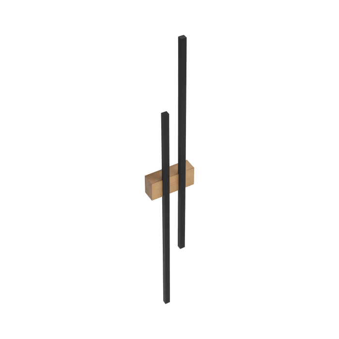 Aplica FLASH  2 x max 4W LED Pin, Negru 13 cm [5]