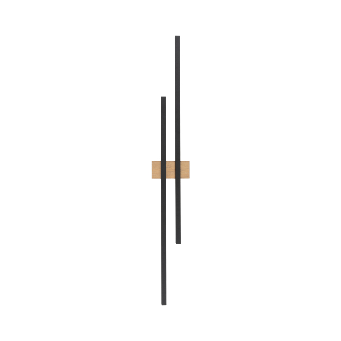 Aplica FLASH  2 x max 4W LED Pin, Negru 13 cm [9]