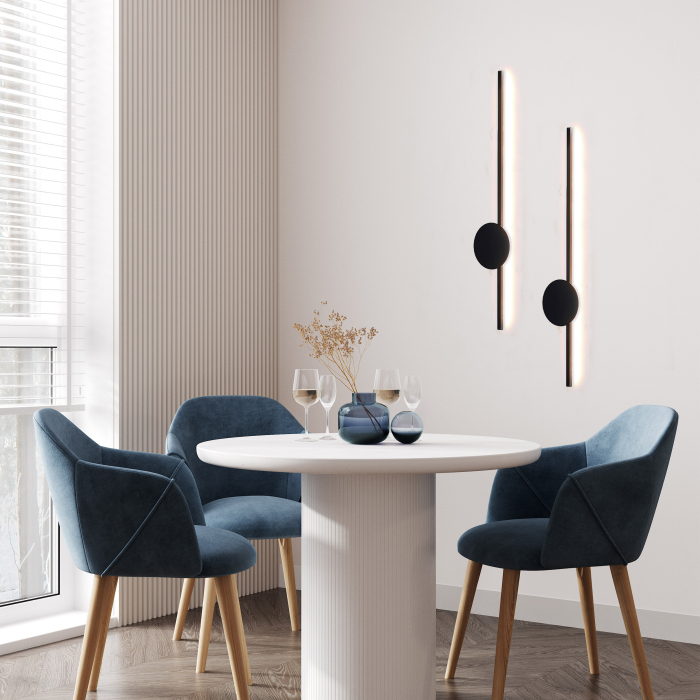 Aplica JAVA  1 x max 2W LED Negru 4,5 cm [2]