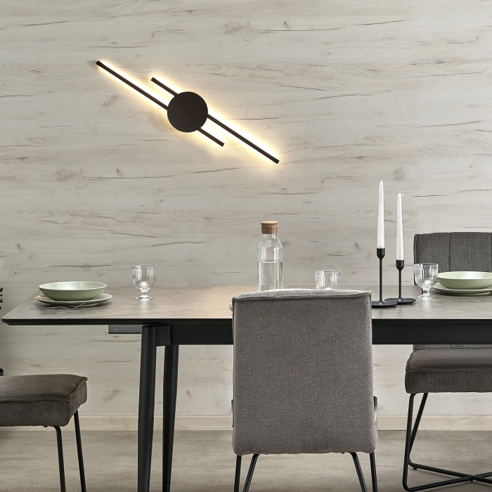 Aplica JAVA  2 x max 30W LED Negru 4,5 cm [3]