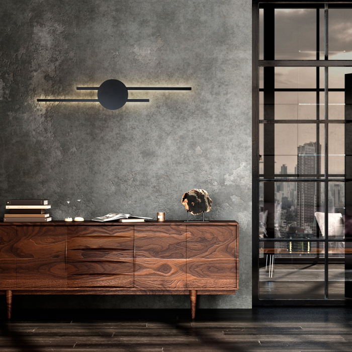 Aplica JAVA  2 x max 30W LED Negru 4,5 cm [4]