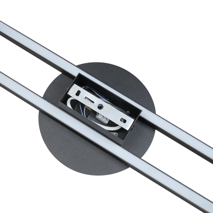 Aplica JAVA  2 x max 30W LED Negru 4,5 cm [8]