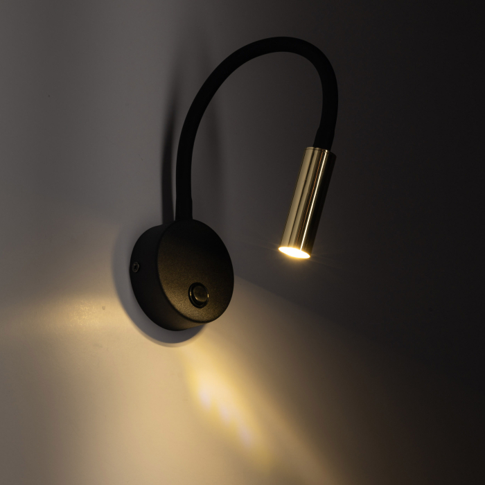 Aplica LAGOS G9 1 x max 8W LED Auriu, Negru 32 cm [4]