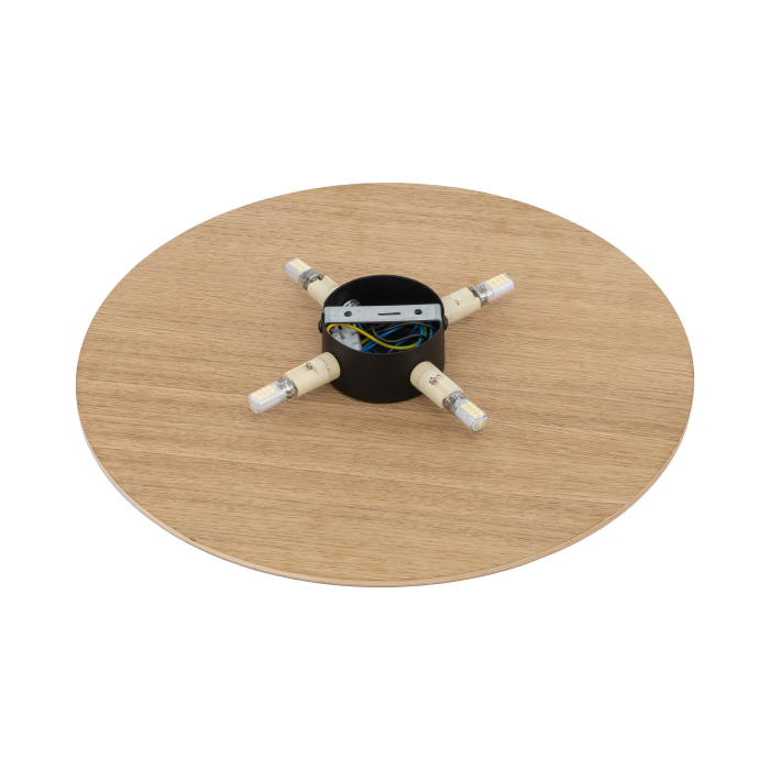 Aplica LUNA G9 4 x max 8W LED Stejar, Negru 40 cm [10]