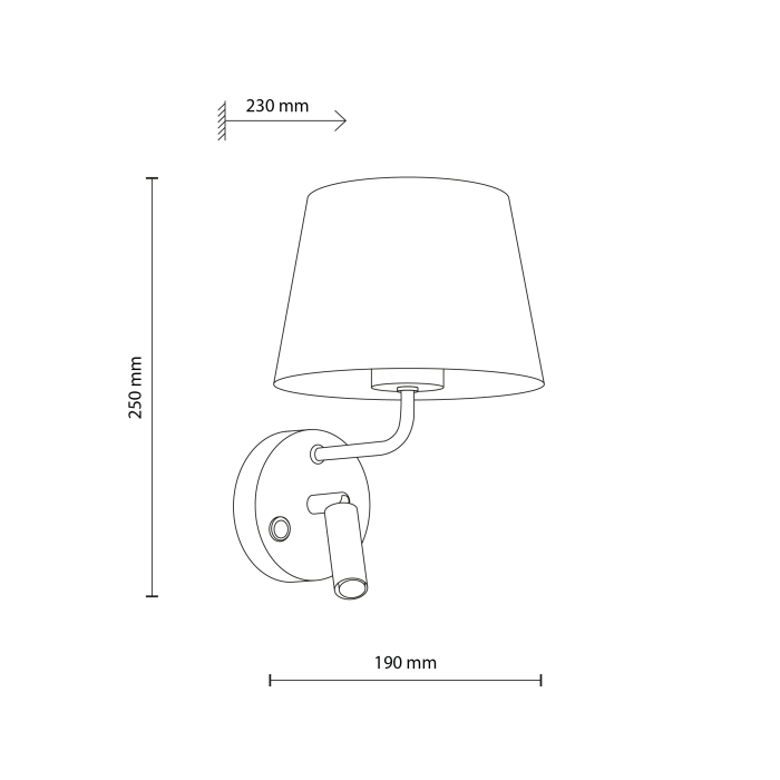 Aplica MAJA E27, G9  Sabia 23 cm [8]