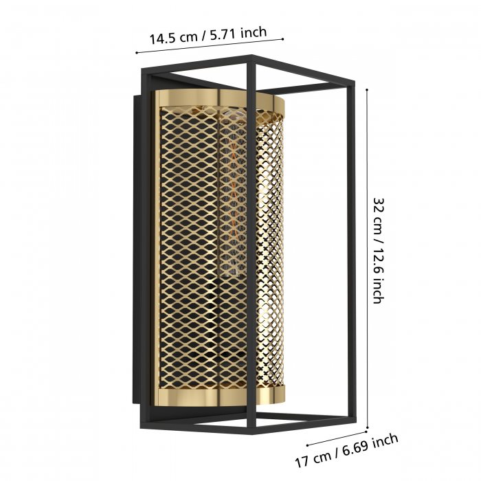 Aplica NOHALES E27 1X40W [3]