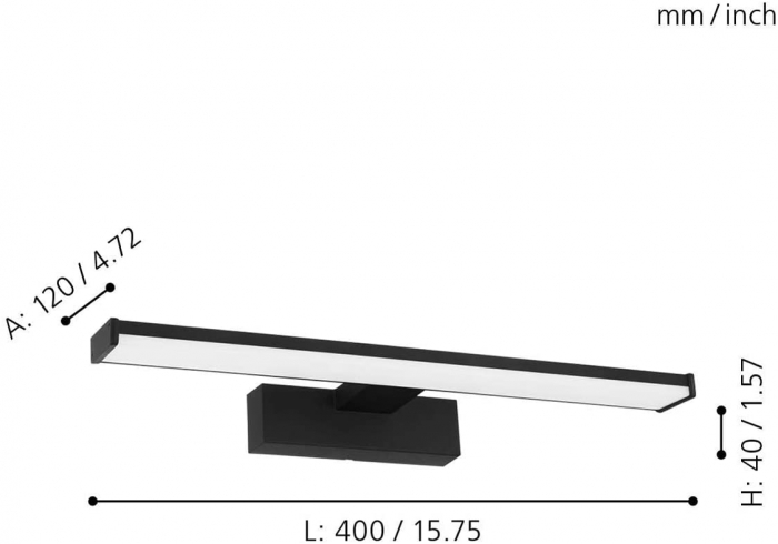 Aplica baie PANDELLA 1 LED 7.4W lumina neutra [3]