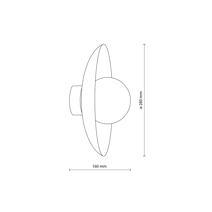 Aplica SLATE G9 LED MAX 8W max 8W LED Brun 16 cm [5]