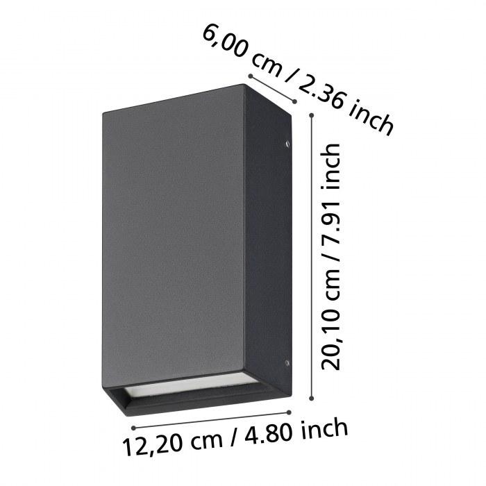Aplica exterior SPONGANO LED 2X5W lumina reglabila [3]
