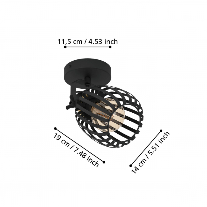 Aplica GIRONA E27 1X40W [6]