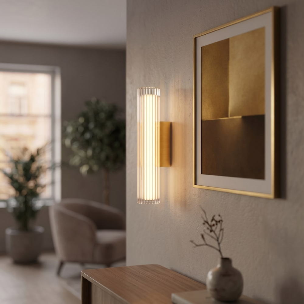 Lampă perete baie Trivia Aurie 6W LED CCT IP44 [4]