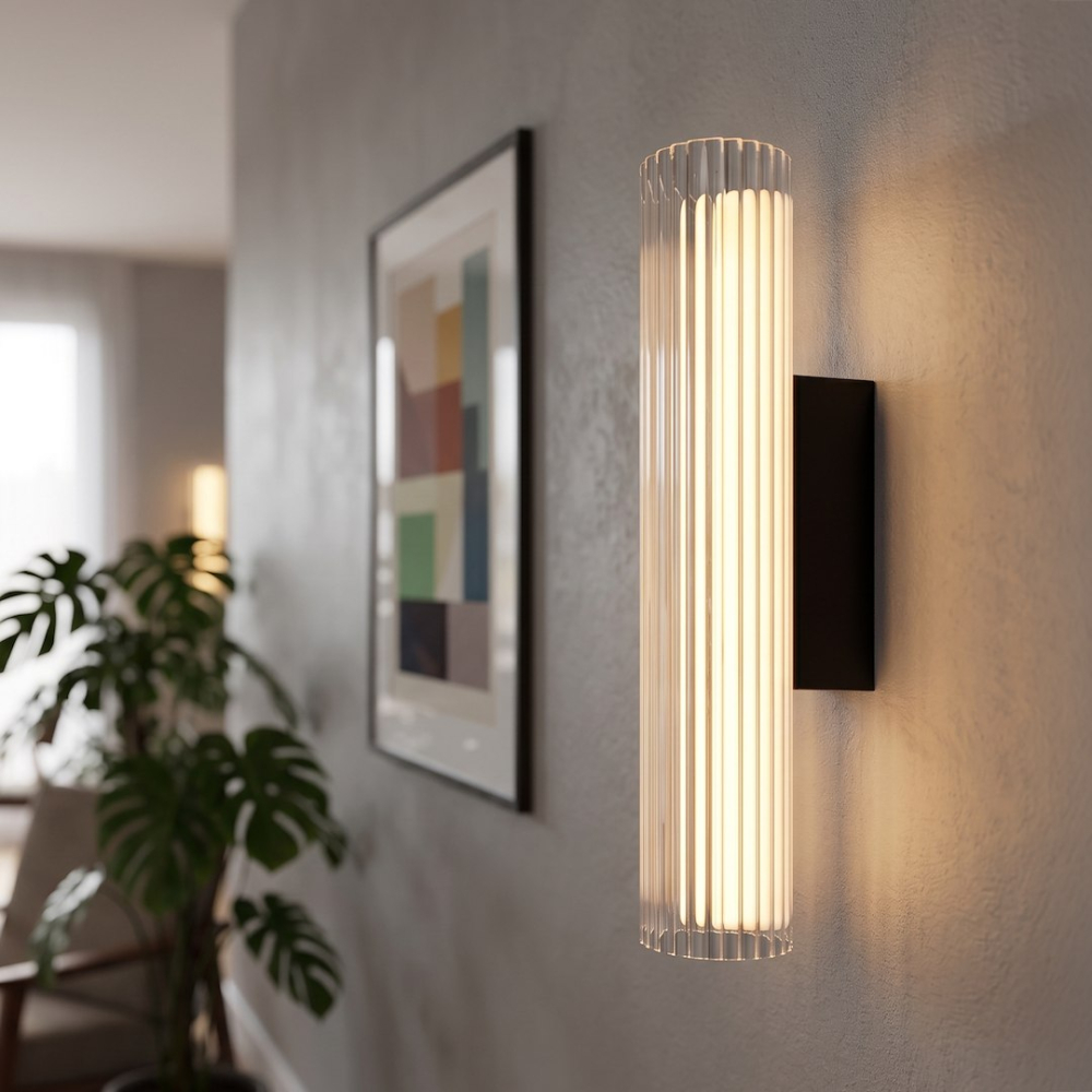 Lampă perete baie Trivia Neagră 6W LED CCT IP44 [5]