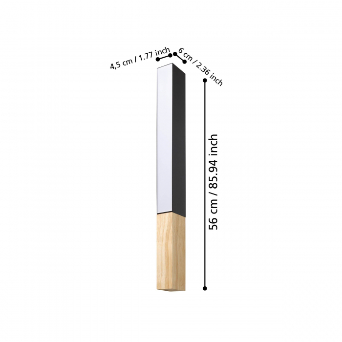 Aplica TUDONS LED 1X12W lumina calda [3]