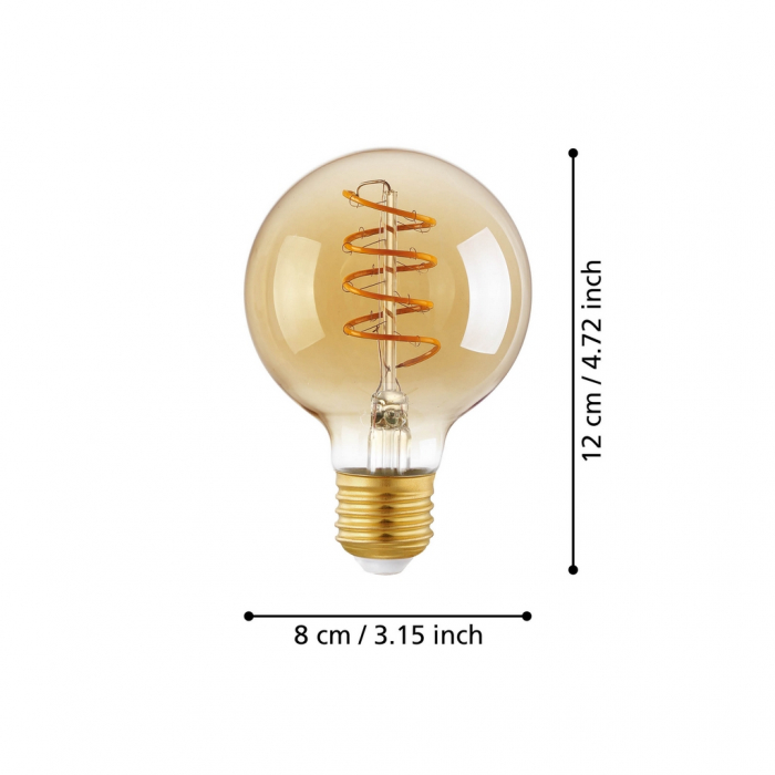 Bec LEDE27 E27 1X4W lumina calda [3]