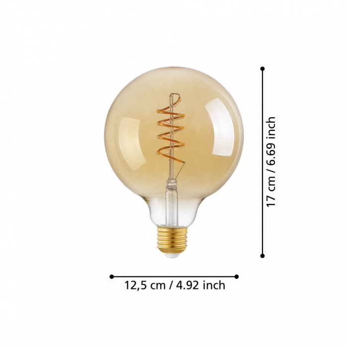 Bec LEDE27 E27 1X4W lumina calda [3]