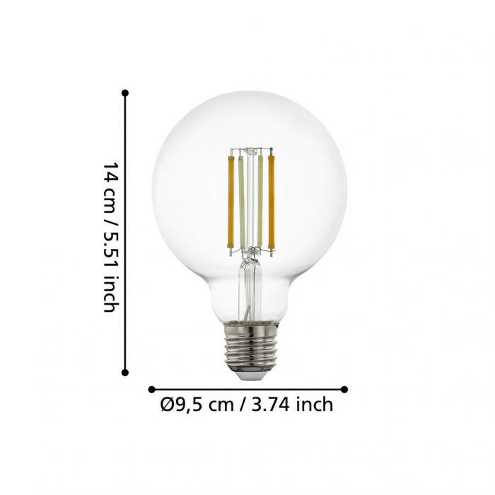 Bec LEDE27 E27 1X6W lumina reglabila [3]