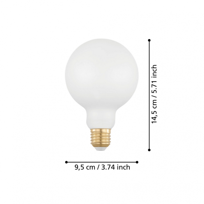 Bec LEDE27 E27 1X7,5W lumina calda [3]