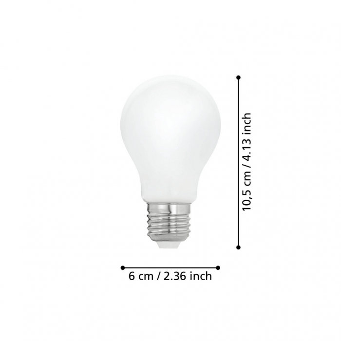 Bec LEDE27 E27 1X9W lumina calda [4]