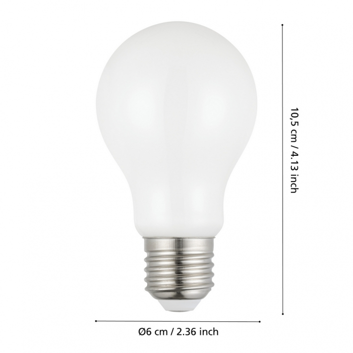Bec LEDE27 E27 1X9W lumina calda [3]