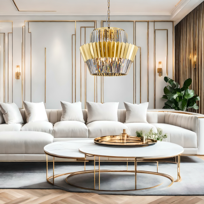 Candelabru Donna, auriu, 12XE14 [3]