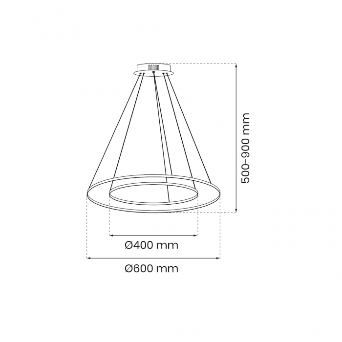 Pendul HOOP LED 51W LED lumina neutra [5]