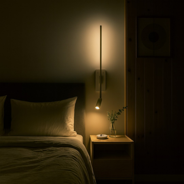 Lampă de perete cu lanternă alb 6W + 3W 4000K [5]