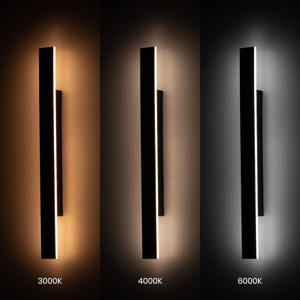 Lampă de perete exterior Wow 2 LED 11W lumină variabilă IP54 60 cm negru [6]