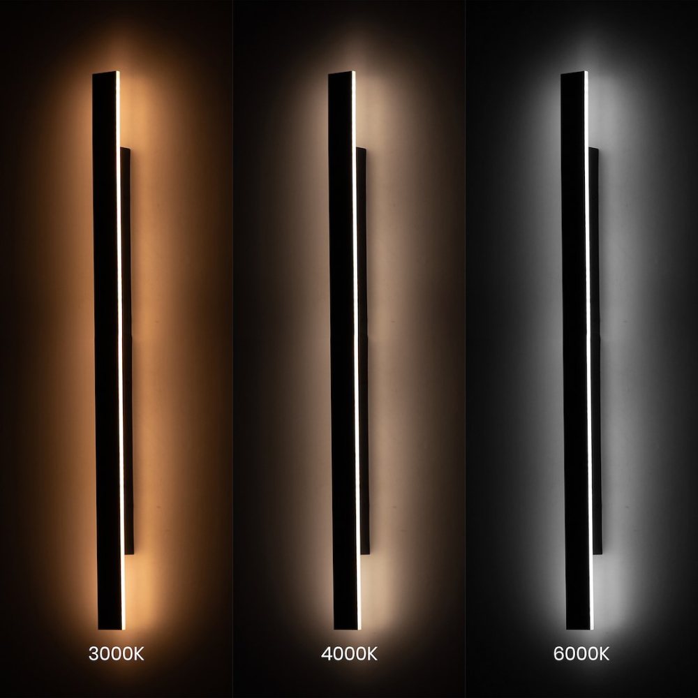 Lampă de perete exterior Wow 2 LED 20W lumină variabilă IP54 120 cm negru [4]