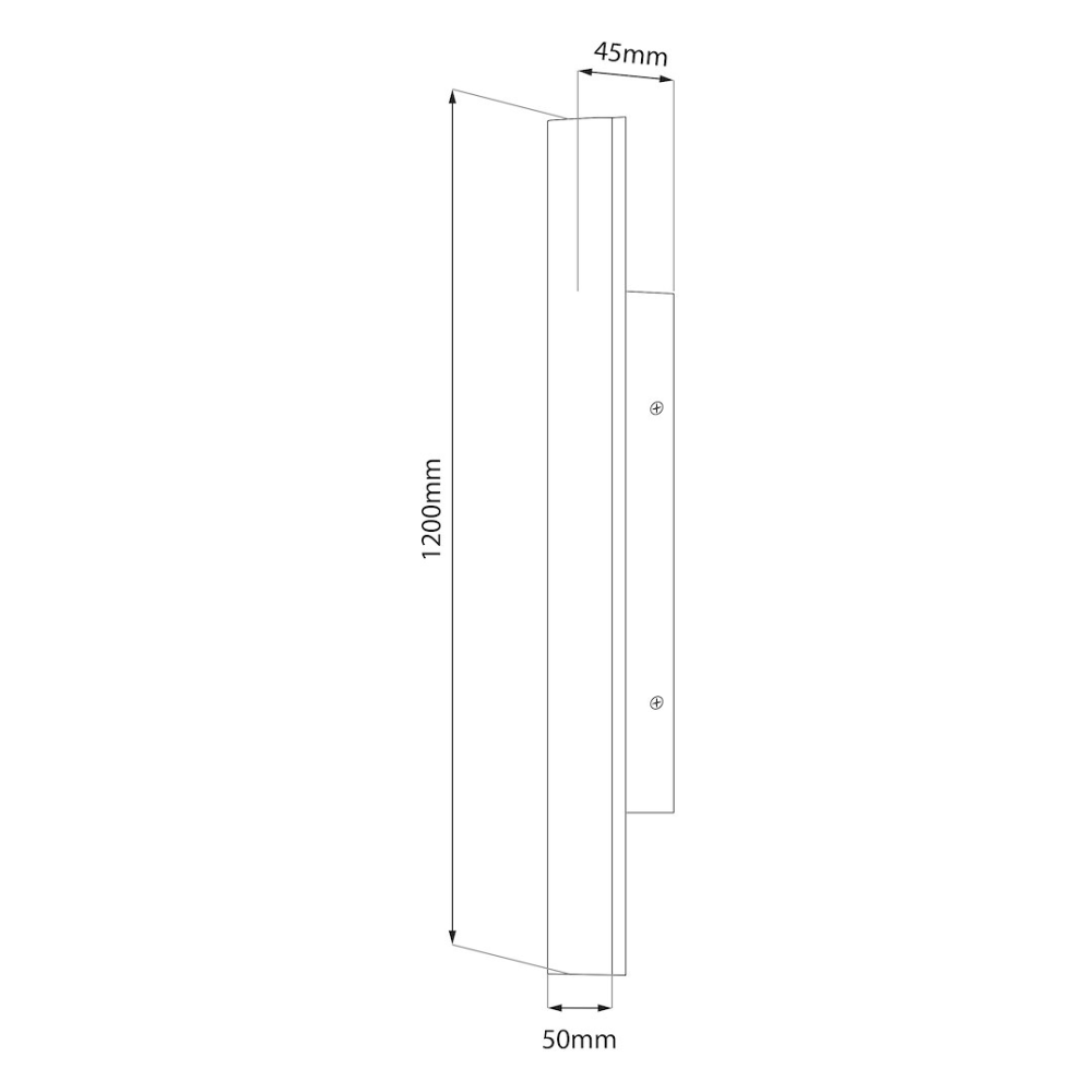 Lampă de perete exterior Wow 2 LED 20W lumină variabilă IP54 120 cm negru [5]